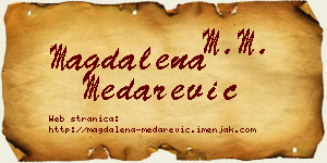 Magdalena Medarević vizit kartica